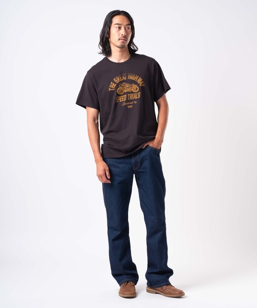Levi's(リーバイス)の「Levi's/リーバイス ショートスリーブ リラックス Tシャツ(Tシャツ/カットソー・メンズ・ブラック・XL/S/M/L)」の4枚目の写真
