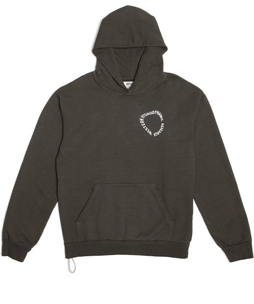 WESTERN HYDRODYNAMIC RESEARCH(ウェスタンハイドロダイナミックリサーチ)の「【Western Hydrodynamic Research/ウェスタン ハイドロダイナミック リサーチ】CIRCLE HOODIE バックプリント ブランドロゴ フーディー パーカー(パーカー・メンズ・ブラック・MEDIUM/LARGE)」の2枚目の写真