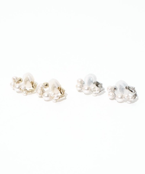 flower（フラワー）の「ニュアンスパールイヤリング（イヤリング・レディース・シルバー/ゴールド・FREE）」の12枚目の写真