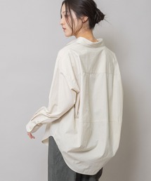 コットンブロードバックコクーンシャツ