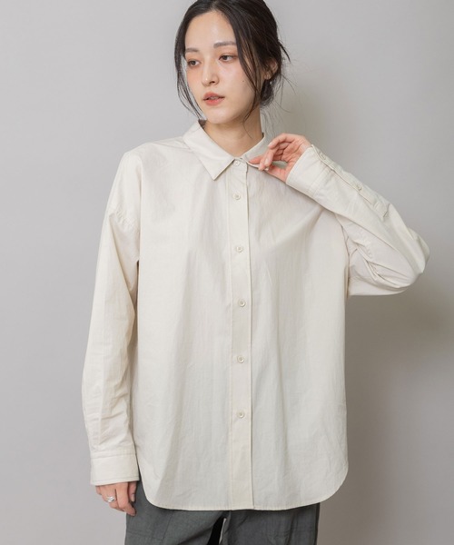 MACPHEE（マカフィー）の「コットンブロード コクーンシャツ（シャツ 