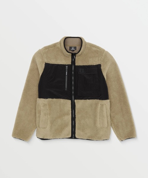 VOLCOM(ボルコム)の「【VOLCOM/ボルコム】 Storm Stone Sherpa Zip Sweatshirt /胸ポケットワンポイントジップアップモックネックフリース(その他アウター・メンズ・オリーブ/ダークカーキ/グレー系その他・MEDIUM/LARGE/X-LARGE/XX-LARGE)」の7枚目の写真