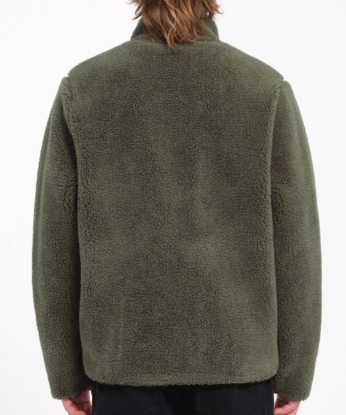 VOLCOM(ボルコム)の「【VOLCOM/ボルコム】 Storm Stone Sherpa Zip Sweatshirt /胸ポケットワンポイントジップアップモックネックフリース(その他アウター・メンズ・オリーブ/ダークカーキ/グレー系その他・MEDIUM/LARGE/X-LARGE/XX-LARGE)」の5枚目の写真