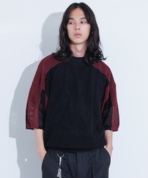 MDR（エムディアール）の「『配色オーバーサイズメッシュニット』（ニット/セーター）」