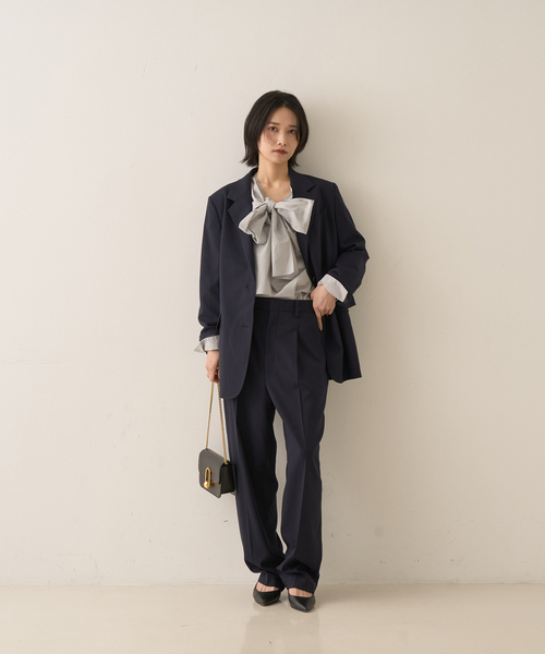 Rouge vif(ルージュヴィフ)の「コットンチェックリボンブラウス(シャツ/ブラウス・レディース・グリーン系その他/ホワイト系その他・フリー)」の15枚目の写真