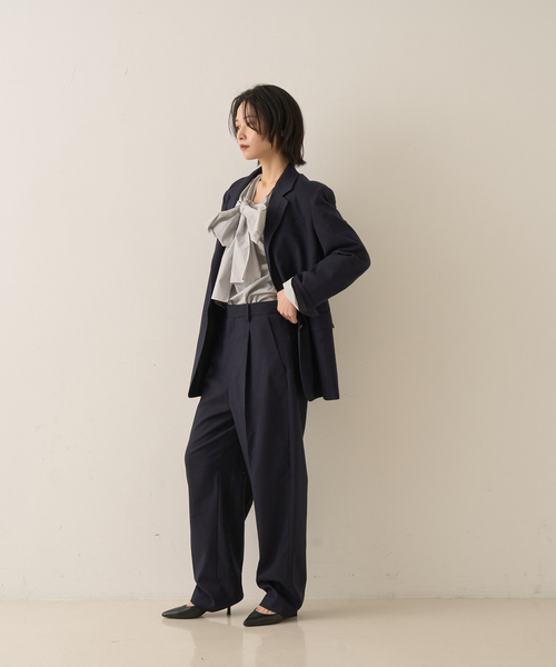 Rouge vif(ルージュヴィフ)の「コットンチェックリボンブラウス(シャツ/ブラウス・レディース・グリーン系その他/ホワイト系その他・フリー)」の16枚目の写真