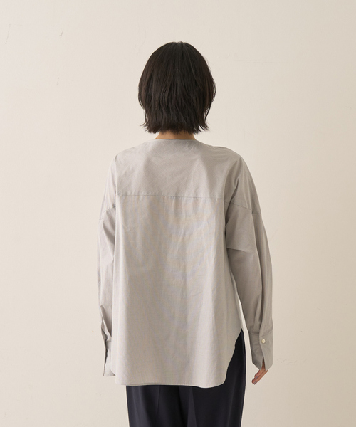 Rouge vif(ルージュヴィフ)の「コットンチェックリボンブラウス(シャツ/ブラウス・レディース・グリーン系その他/ホワイト系その他・フリー)」の11枚目の写真