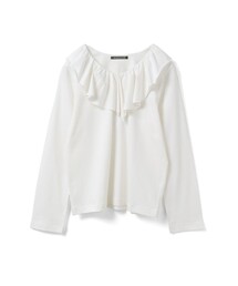 mizuiroind | mizuiro ind フリルカラーロングスリーブプルオーバー(Tシャツ/カットソー)