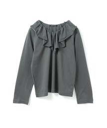 mizuiroind | mizuiro ind フリルカラーロングスリーブプルオーバー(Tシャツ/カットソー)