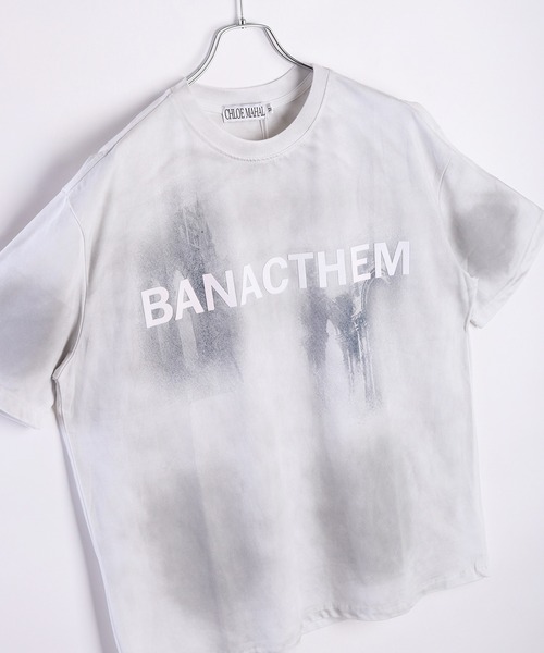 WESTSEA(ウエストシー)の「スプレーアート風 プリントTシャツ(Tシャツ/カットソー・メンズ・ホワイト/ブラック・M/L/XL)」の2枚目の写真