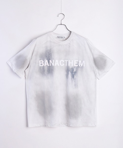 WESTSEA(ウエストシー)の「スプレーアート風 プリントTシャツ(Tシャツ/カットソー・メンズ・ホワイト/ブラック・M/L/XL)」の3枚目の写真