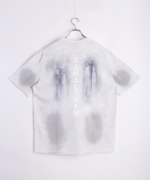 WESTSEA(ウエストシー)の「スプレーアート風 プリントTシャツ(Tシャツ/カットソー・メンズ・ホワイト/ブラック・M/L/XL)」の4枚目の写真