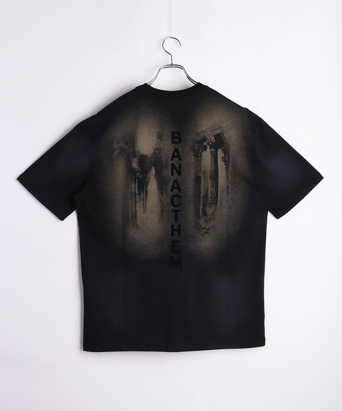 WESTSEA(ウエストシー)の「スプレーアート風 プリントTシャツ(Tシャツ/カットソー・メンズ・ホワイト/ブラック・M/L/XL)」の8枚目の写真