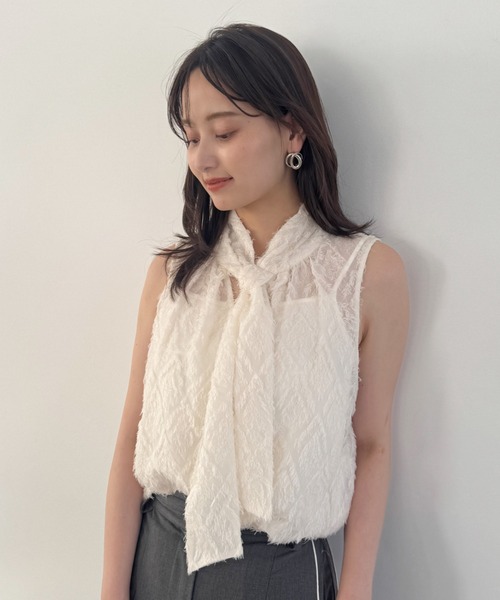 ノースリボウタイブラウス（シャツ/ブラウス）｜SNIDEL（スナイデル