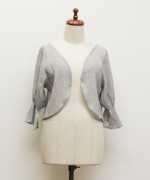 CLETTE（クレット）の「CLETTEオリジナルシャーリングキャミソール＆ボレロセット（その他トップス・レディース・グレー/ブラック/アイボリー・4L/3L/LL）」の19枚目の写真