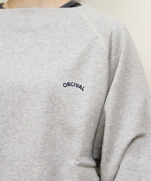 ORCIVAL/オーシバル フレンチテリー ボートネックプルオーバー FRENCH