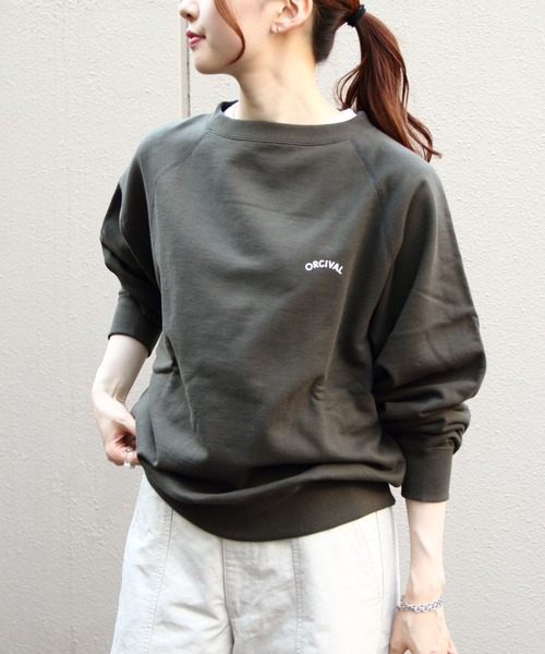 ORCIVAL フレンチテリー ボートネックプルオーバー　OR-C0430MAZ 楽天市場】オーシバル ORCIVAL ライトフレンチテリー ボート