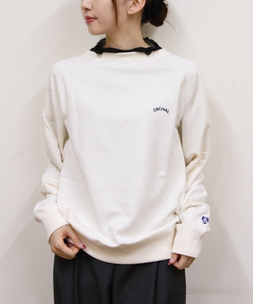 ORCIVAL/オーシバル フレンチテリー ボートネックプルオーバー FRENCH