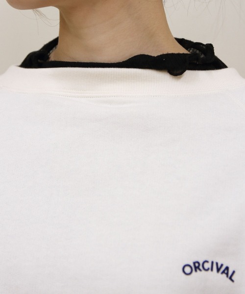 ORCIVAL/オーシバル フレンチテリー ボートネックプルオーバー FRENCH