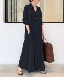 cammie（キャミー）の「Ａラインロングシャツワンピース（ワンピース）」