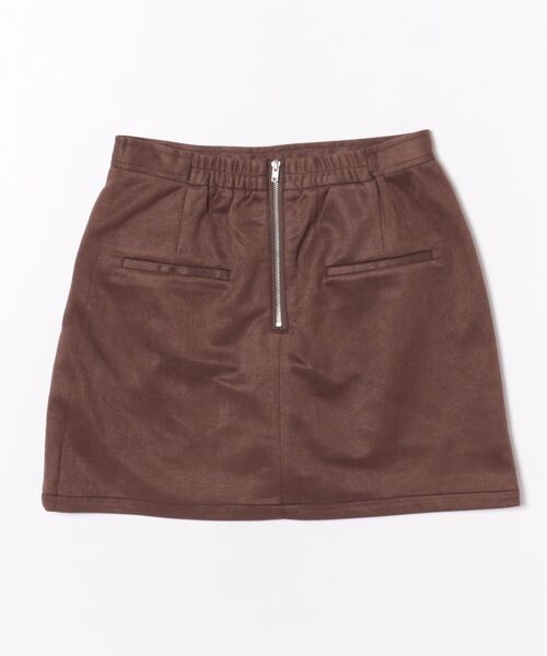 archives（アルシーヴ）の「スウェード台形ミニスカート（スカート・レディース・ブラウン/キャメル・MEDIUM）」の21枚目の写真