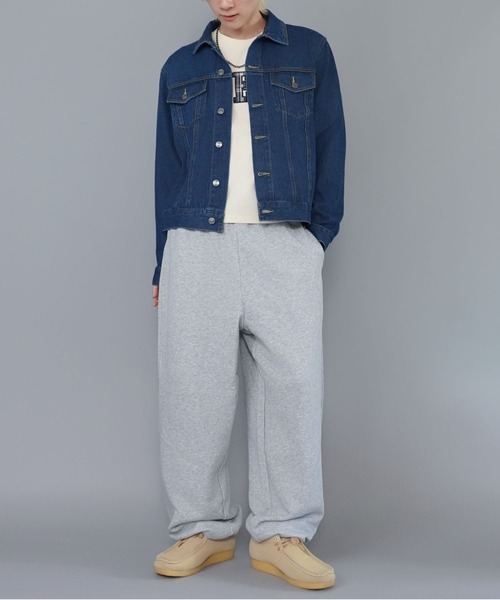 SPINNS（スピンズ）の「【セットアップ対応】短丈デニムジャケット/3rdタイプ/Gジャン/ユニセックス（デニムジャケット・メンズ・ブラック/ネイビー/ワンウォッシュ・ONESIZE）」の14枚目の写真