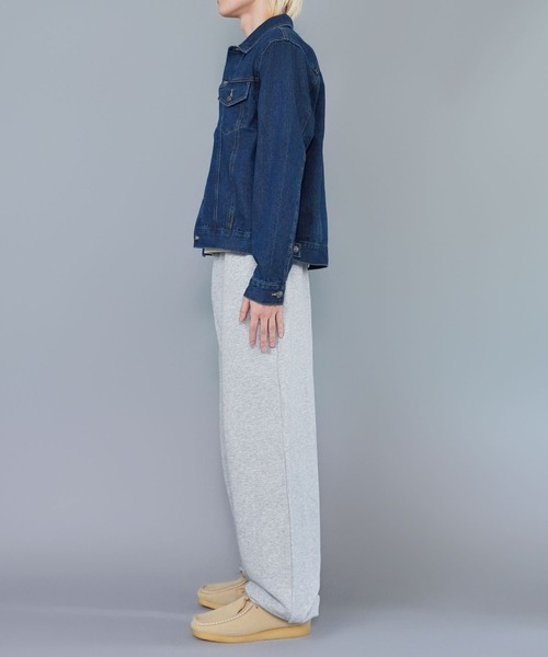 SPINNS（スピンズ）の「【セットアップ対応】短丈デニムジャケット/3rdタイプ/Gジャン/ユニセックス（デニムジャケット・メンズ・ブラック/ネイビー/ワンウォッシュ・ONESIZE）」の12枚目の写真