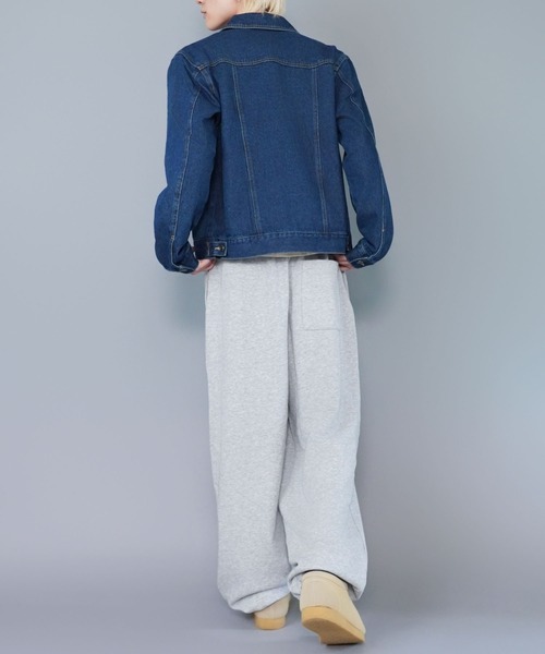 SPINNS（スピンズ）の「【セットアップ対応】短丈デニムジャケット/3rdタイプ/Gジャン/ユニセックス（デニムジャケット・メンズ・ブラック/ネイビー/ワンウォッシュ・ONESIZE）」の11枚目の写真