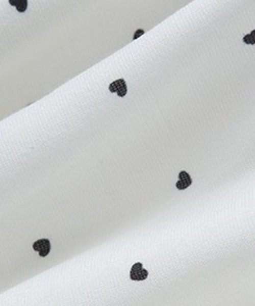 Fano Studios(ファノ ストゥディオズ)の「ハートドット柄 バルーンシルエット ミニスカート FQ25B043【Fano Studios】【2025AW】(スカート・レディース・ホワイト・L/M/S)」の2枚目の写真