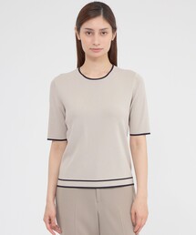 【ウォッシャブル】アセテートストレッチ プルオーバー