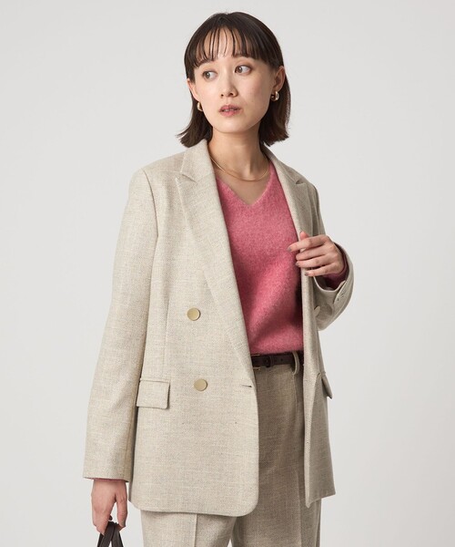 セール】［size SHORTあり］スラブ ダブル ジャケット（テーラード