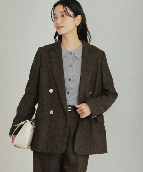 セール】［size SHORTあり］スラブ ダブル ジャケット（テーラード