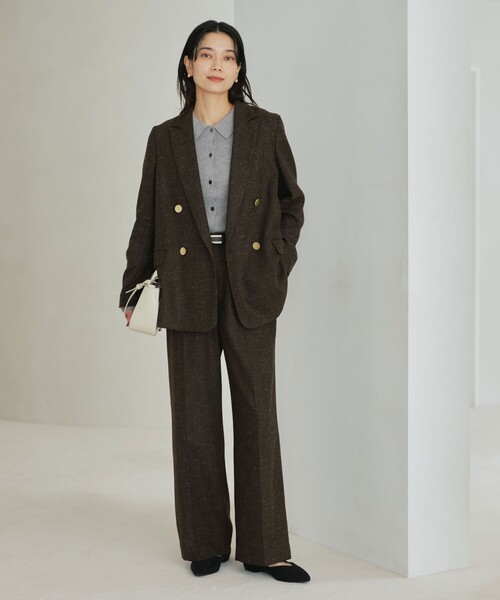 セール】［size SHORTあり］スラブ ダブル ジャケット（テーラード