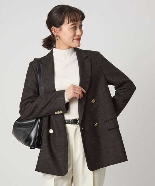 セール】［size SHORTあり］スラブ ダブル ジャケット（テーラード