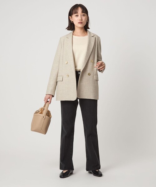 セール】［size SHORTあり］スラブ ダブル ジャケット（テーラード