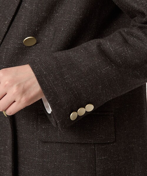 size SHORTあり］スラブ ダブル ジャケット（テーラード
