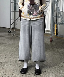 OPEN YY スウェットパンツ OPEN YY] YY WIDE SWEATPANTS, GRAY 正規品 韓国ブランド 韓国