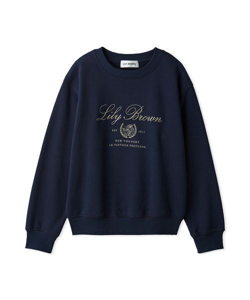 LILY BROWN（リリーブラウン）の「カレッジロゴスウェット（スウェット