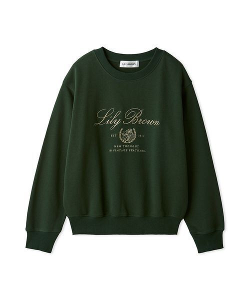 LILY BROWN（リリーブラウン）の「カレッジロゴスウェット（スウェット