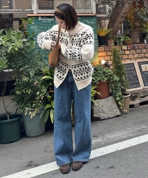 CANAL JEAN | El mar　ノルディックジップカーディガン(カーディガン/ボレロ)