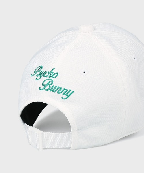 Psycho Bunny（サイコバニー）の「[GOLF]モダングラフィック キャップ（キャップ・メンズ・ブラック/ホワイト・FREE）」の6枚目の写真