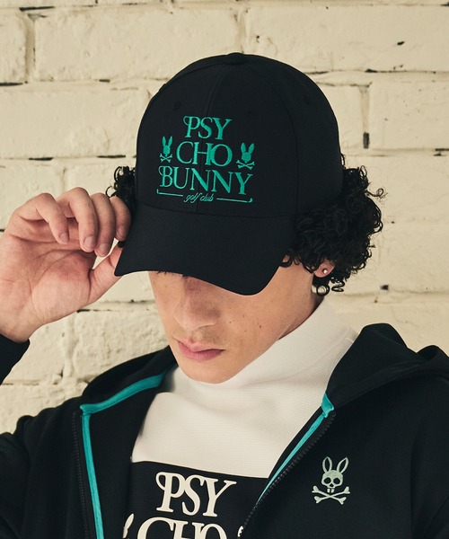 Psycho Bunny（サイコバニー）の「[GOLF]モダングラフィック キャップ（キャップ・メンズ・ブラック/ホワイト・FREE）」の8枚目の写真