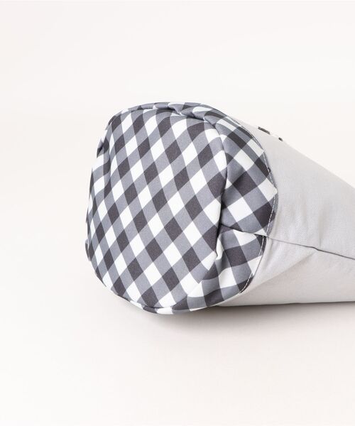 Miffy( ミッフィー)の「miffy/ミッフィー ダイアゴナルチェックシリーズ ミニトートバッグ(トートバッグ・レディース・グレー/ベージュ・ONE SIZE)」の4枚目の写真