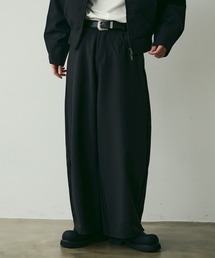 No-Center-Pleat Wide Slacks / ノンセンタープレスワイドスラックス