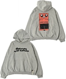 【ADAMPATEK/アダムパテック】distortion pullover hoodie ロゴパーカー