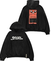 【ADAMPATEK/アダムパテック】distortion pullover hoodie ロゴパーカー