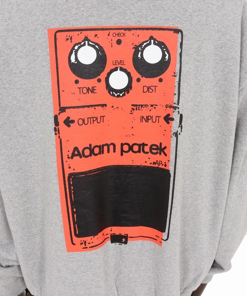 ADAM PATEK(アダムパテック)の「【ADAMPATEK/アダムパテック】distortion pullover hoodie ロゴパーカー(パーカー・レディース・ブラック/グレー・2/1)」の21枚目の写真