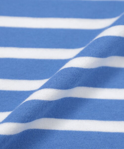 MACKINTOSH PHILOSOPHY（ﾏｯｷﾝﾄｯｼｭ ﾌｨﾛｿﾌｨｰ）の「バッキンガムベア ボーダーポケットロンT（Tシャツ/カットソー・レディース・オフホワイト/ライトブルー/ダークネイビー/ピンク系その他3・38）」の17枚目の写真