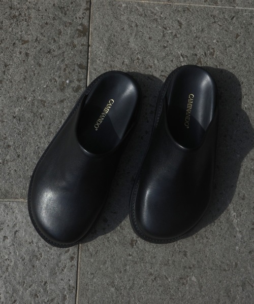 CAMINANDO(カミナンド)の「CAMINANDO/カミナンド CLOG SANDALS(サンダル・レディース・ブラック・36/37/38)」の7枚目の写真