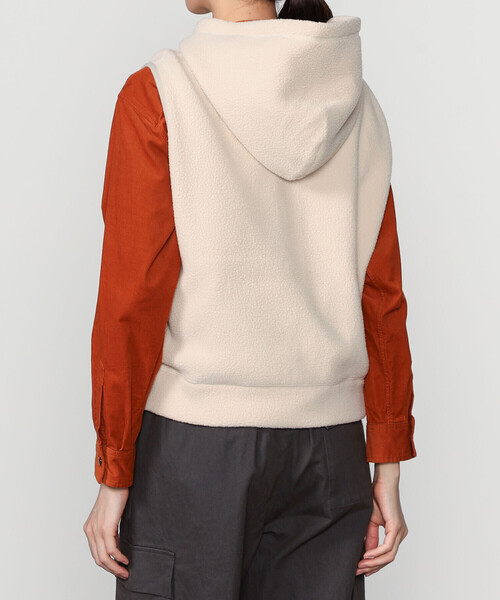 DANTON | ジップ フードボアベスト WOMEN（ベスト）｜DANTON（ダントン